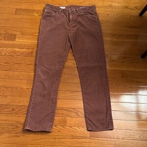 GAP Sexy Boyfriend Brown Boot Cut Pants